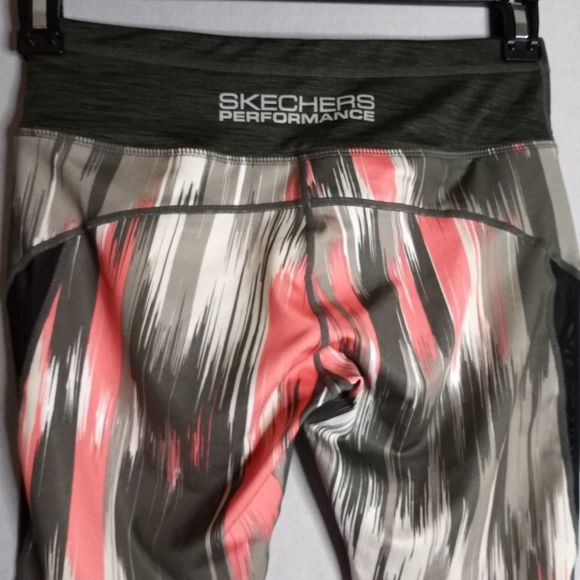 Skechers Performance Women's Aztec Athletic Yoga Gym Workout Leggings Size S - Picture 5 of 11